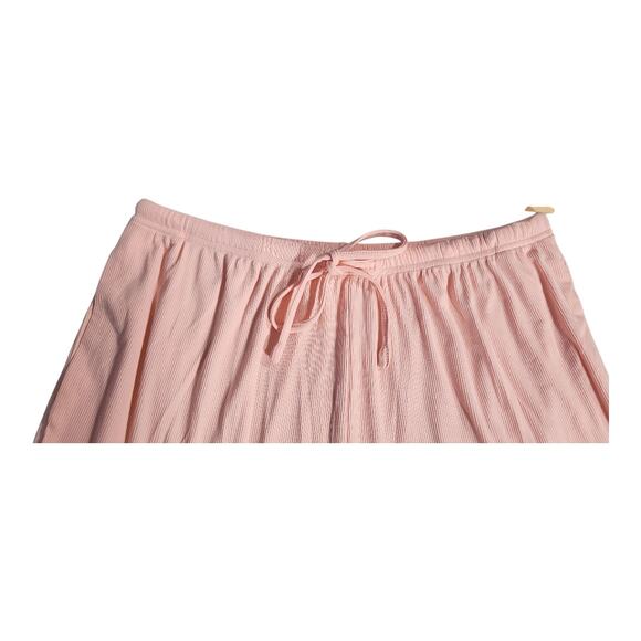 Ekouaer Pink Ribbed Pajama Set Tank Top & Shorts‎ Soft Sleepwear Women’s L NWT - Picture 8 of 11